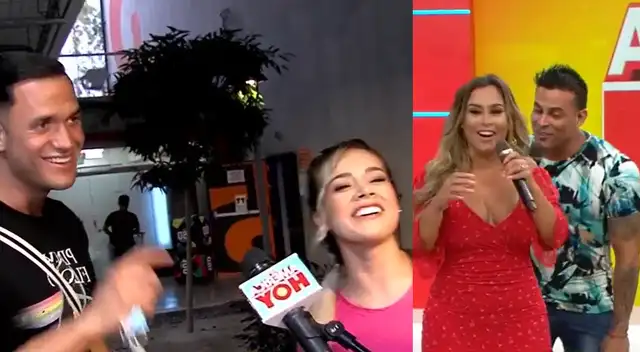 Christian Domínguez se unió a Ethel Pozo, Brunella Horna y Janet Barboza para burlarse de los disfuerzos entre Fabio Agostini y Jossmery Toledo EN VIVO.