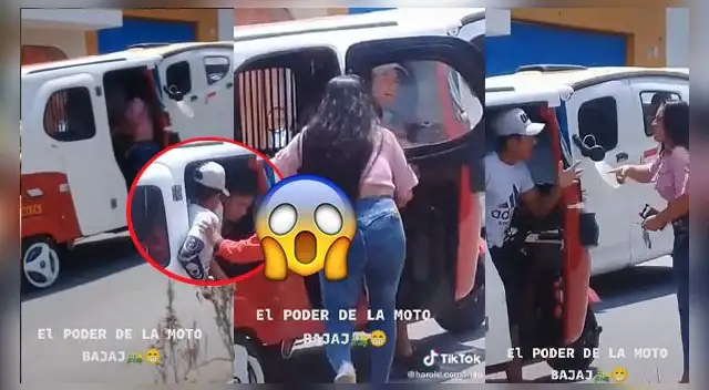 La escena no ha tardado en volverse viral en redes.