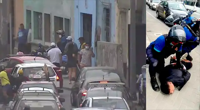 Personal de Serenazgo atrapa a raqueteros que se dedicaban al robo a mano armada en Cercado de Lima.
