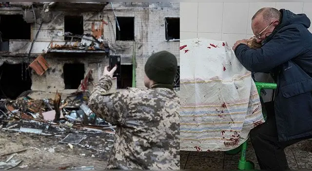 La desgarradora escena ha dado la vuelta al mundo. La desgarradora escena ha dado la vuelta al mundo.