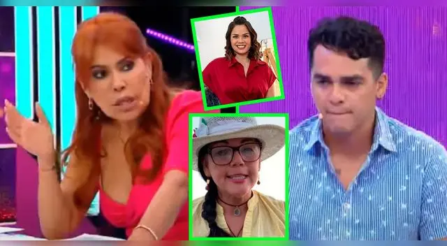 Magaly Medina se molestó EN VIVO con Juan Víctor Sánchez por permitir que su madre entre en un lío de padres.