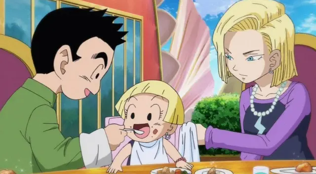 Andriode 18 quedo embarazada de Krilin.