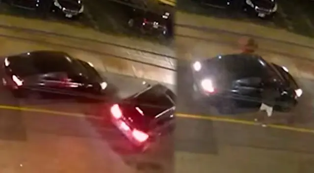 Delincuentes cerraron el paso al auto donde se transportaba la familia Delincuentes cerraron el paso al auto donde se transportaba la familia