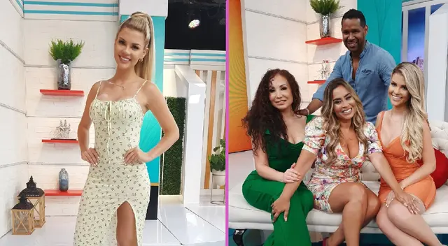 Brunella Horna feliz por estar en América Hoy.