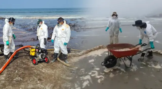 Derrame de petróleo: Repsol señala que limpieza en mar registra avance de 89%