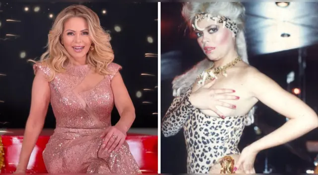 Gisela inició su carrera como vedette.