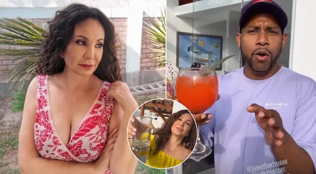 Giselo hace pasar roche a Janet al no tomar en cumpleaños de Brunella.