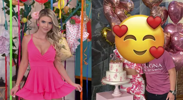 Brunella cumplió 25 años de edad y celebtó al lado de su pareja Richard Acuña