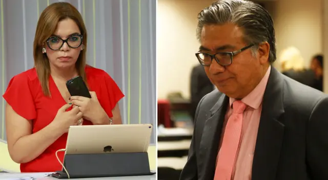 El abogado respondió tranquilamente a todos cuestionamientos de la periodista, pero ella ‘se rayó’.