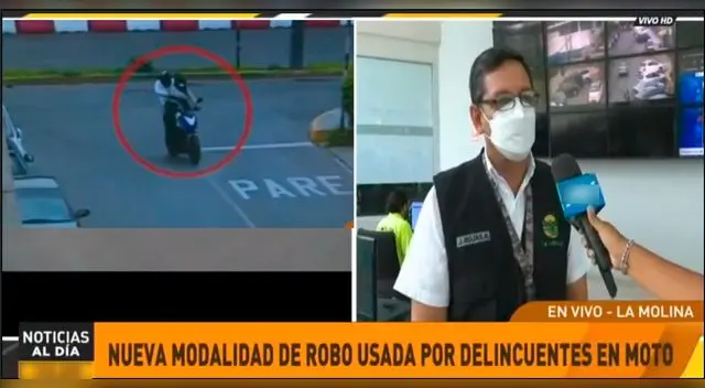 La Molina: siguen los ladrones en moto lineal pese a prohibición. La Molina: siguen los ladrones en moto lineal pese a prohibición.