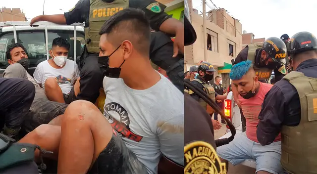 Detenidos fueron llevados al Depincri Carabayllo.