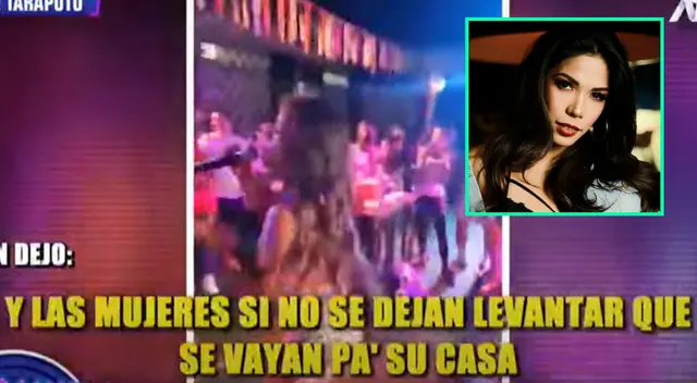 Karen Dejo animó un show, pero terminó haciendo lamentables declaraciones contra las mujeres.