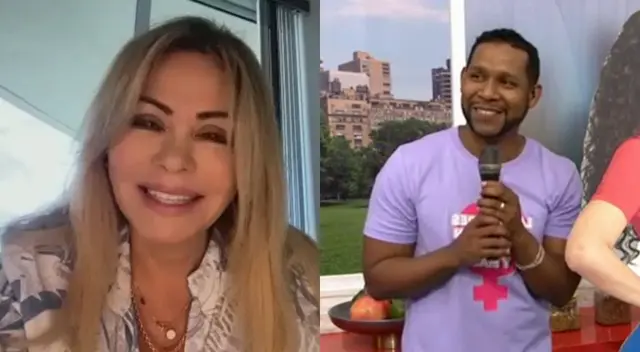 Gisela Valcárcel reapareció EN VIVO para revelar que está trabajando desde EE.UU., y Edson Dávila no pudo evitar querer colarse. Gisela Valcárcel reapareció EN VIVO para revelar que está trabajando desde EE.UU., y Edson Dávila no pudo evitar querer colarse.