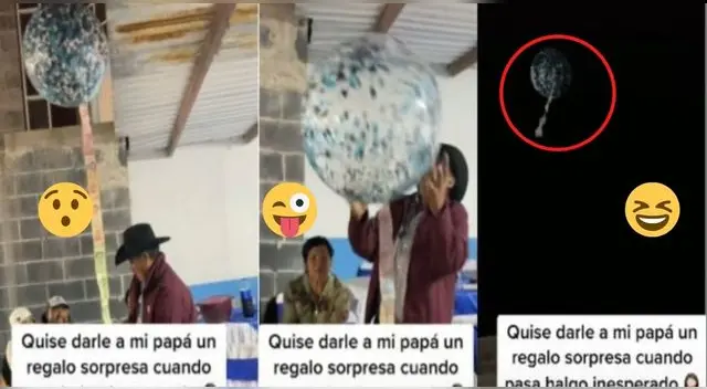 A través de TikTok, una usuaria compartió el momento en el que su papá deja ir un regalo muy especial de parte de ella.