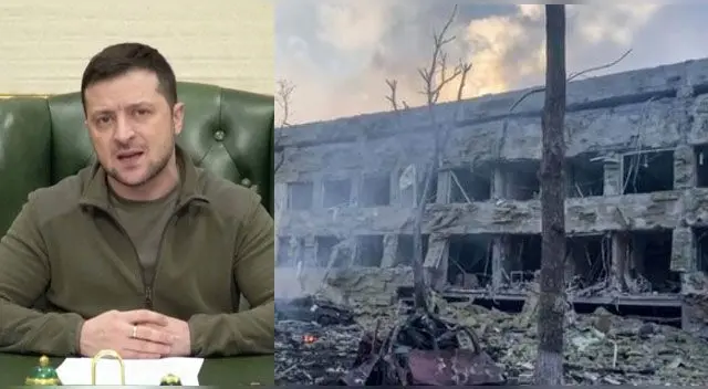 Ataque ruso contra hospital infantil en ciudad ucraniana de Mariúpol.