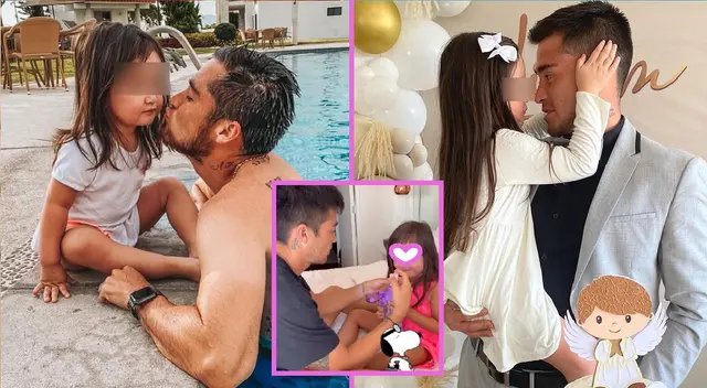 El Gato Cuba se mostró muy preocupado por la salud de su pequeña, quien se reconforta por sus cuidados.