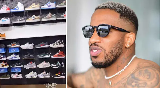 Jefferson Farfán aprovechó el día entre semana y acudió a una conocida tienda deportiva.