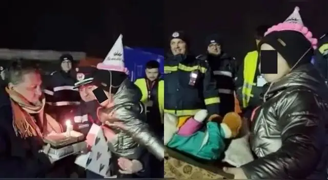 Sus familiares, habitantes del campamento y los elementos del cuerpo de bomberos le organizaron una fiesta sorpresa. Sus familiares, habitantes del campamento y los elementos del cuerpo de bomberos le organizaron una fiesta sorpresa.