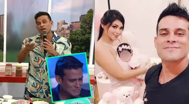 Christian Domínguez interrumpió su participación para revisar su celular y explico por qué.