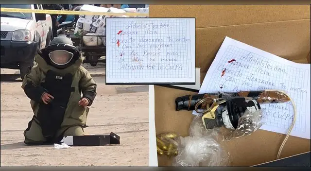 Hallan mensaje de amenaza junto a granada en entrada del penal Castro Castro