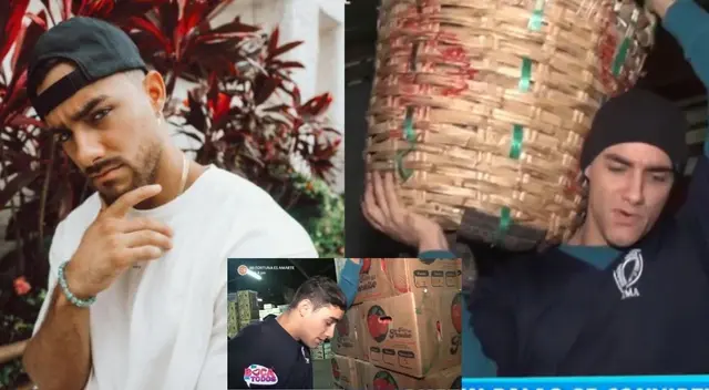 Austin Palao la pega de estibador en mercado de frutas Austin Palao la pega de estibador en mercado de frutas