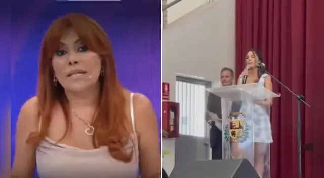Magaly Medina criticó a Luciana Fuster por dar charla en evento.
