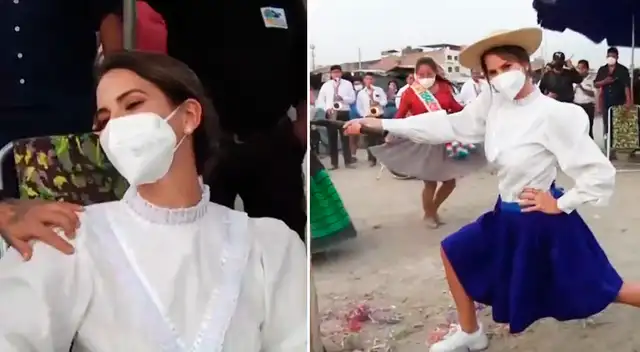 Valeria Piazza quedó sorprendida al asistir a Yunza.