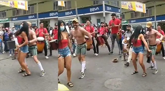 La escena se ha vuelto viral en las redes sociales