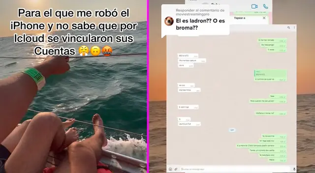 El joven mostró todas las pruebas que incriminaban al ladrón.