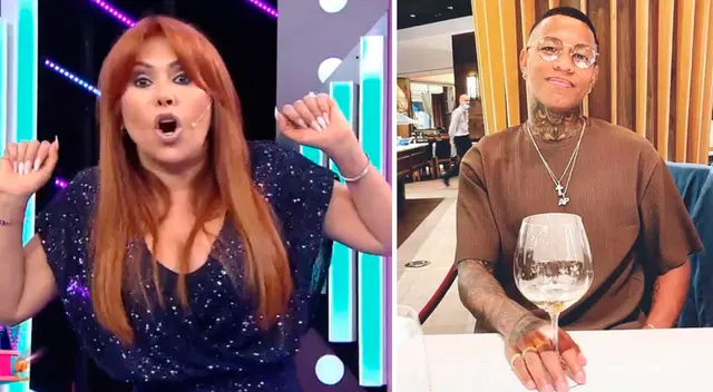 Magaly Medina indignada con actitud Andy Polo. Magaly Medina indignada con actitud Andy Polo.