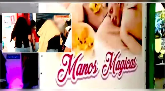 Policía y el personal de Fiscalización llegaron hasta la galería El Dorado, y multaron a varios stands de masajes.