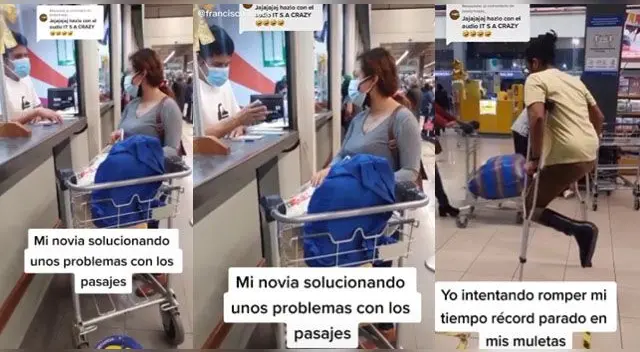 La peculiar escena se ha vuelto viral en las redes.