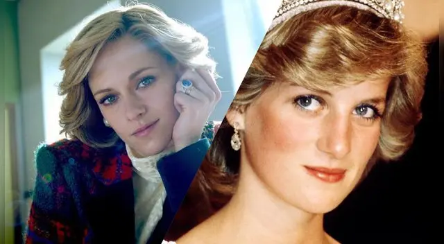 Kristen Stewart junto a Lady Di. Foto: Spencer