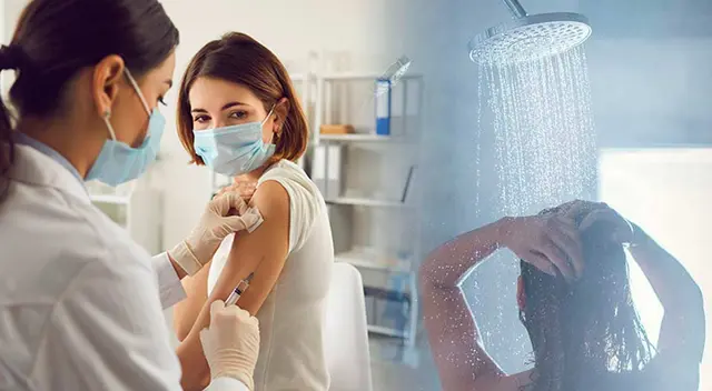 ¿Es malo ducharse después de vacunarse contra la COVID-19?