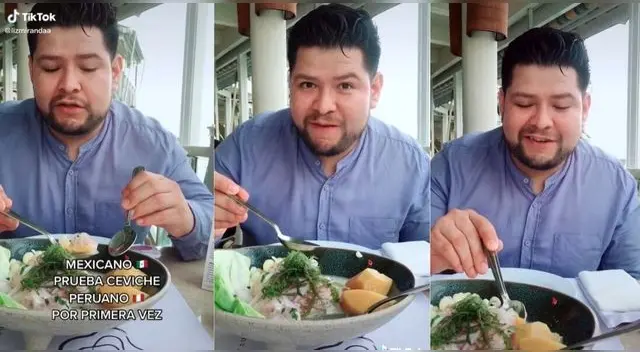 Usuarios en TikTok dijeron que era obvio que elegiría el ceviche peruano en ve del mexicano. Usuarios en TikTok dijeron que era obvio que elegiría el ceviche peruano en ve del mexicano.