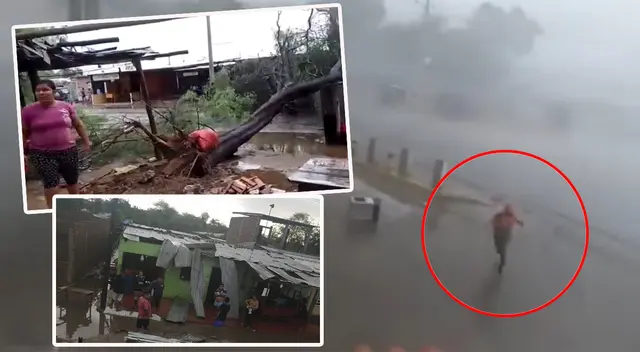 Fuertes lluvias y vientos afectan a los vecinos de Chulucanas. Fuertes lluvias y vientos afectan a los vecinos de Chulucanas.