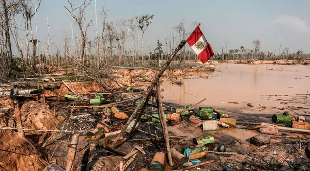 La minería ilegal no cesó pese a la pandemia de la COVID-19.
