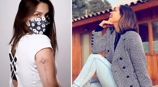 Andrea San Martín se realizó un nuevo tatuaje.