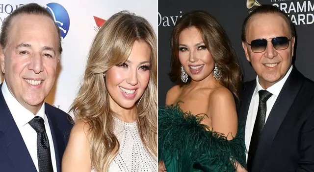 Cómo se conocieron Thalía y Tommy Mottola.