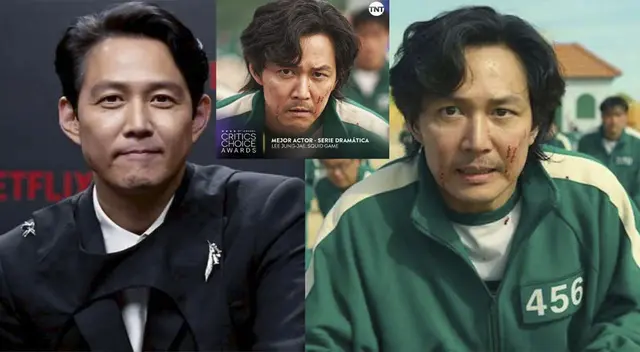 Lee Jung Jae se llevó estatuilla por su participación en "El Juego del Calamar".