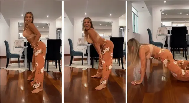 Alejandra Baigorria hace divertido Tik Tok