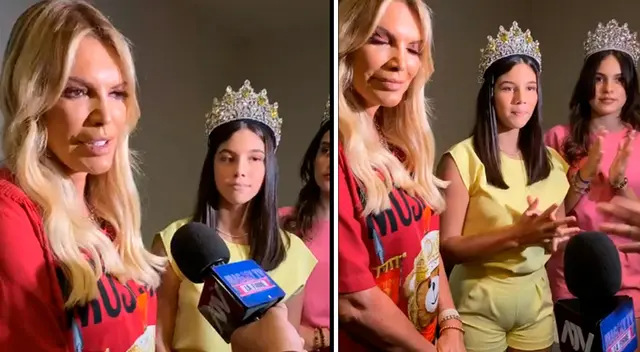 Jessica Newton no quiso responder a reportero de Magaly Medina.