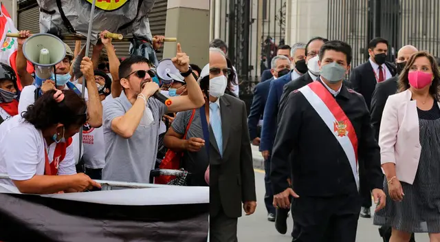 Pedro Castillo tuvo una salida abrupta en el Congreso Pedro Castillo tuvo una salida abrupta en el Congreso