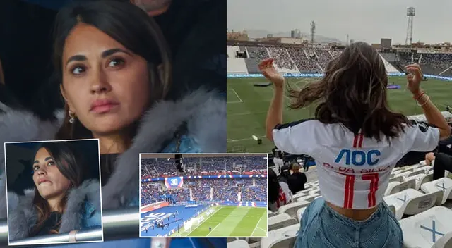 Antonella Roccuzzo fue al estadio del PSG, sin imaginar lo que pasaría por Lionel Messi.