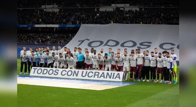 El poderoso   equip del Real Madrid se hace presente con desplazados ucranianos.