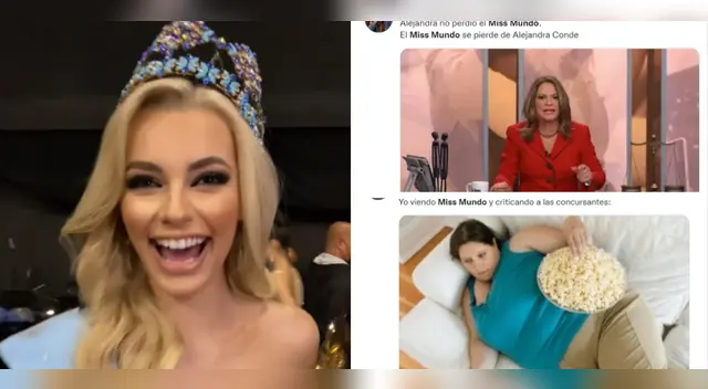 Miss Mundo 2021 dejó varios memes como ya es costumbre.