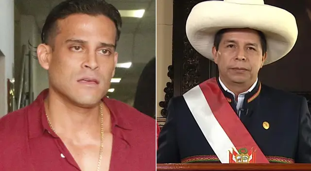 Christian Domínguez le dio con palo al presidente