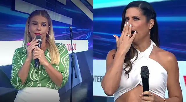 Una vez más las conductoras de "EEG" se enfrentaron EN VIVO. Una vez más las conductoras de "EEG" se enfrentaron EN VIVO.