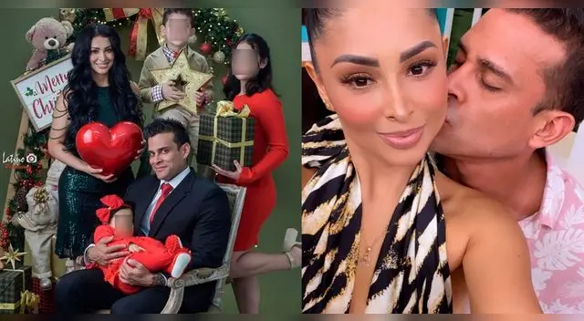 Pamela Franco feliz con los hijos de su pareja Christian Domínguez. Pamela Franco feliz con los hijos de su pareja Christian Domínguez.