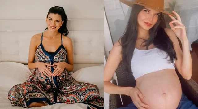 Nicole Faverón emocionada por la llegada de su segundo bebé.